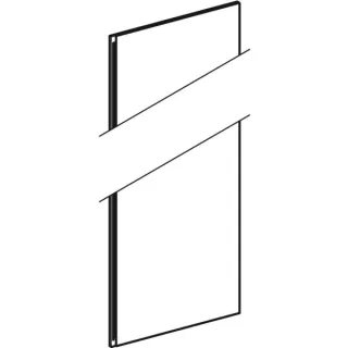 Geberit Tür, Schw, Acanto, Hochschrank flach zu Art.-Nr.: 500.637.16.1, 243856161 243856161