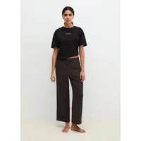 Marc O'Polo Pyjama Mix N Match Cotton (2 tlg) Shirt mit kurzem Arm, Hose gepunktet