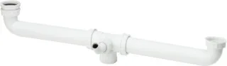 Viega Ablaufverbindung 792 in G1 1/2 x 160-570mm Kunststoff weiss 113063
