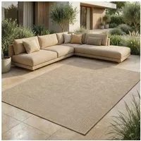 Jimri Outdoorteppich Key West, Rechteckig, Outdoor Teppich Balkonteppich Terassenteppich