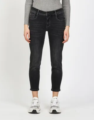 GANG - 94AMELIE - relaxed fit winter grey wash - Gr. - 31