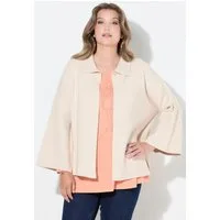 MIAMODA Strickjacke Strickjacke Cape-Form weite 3/4-Glockenärmel