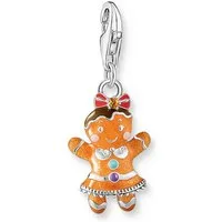 THOMAS SABO Charm-Einhänger Lebkuchen-Mädchen, mit Zirkonia (synth)