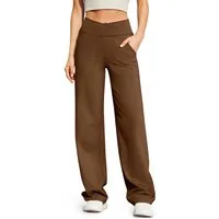 G4Free Jogginghose Damen Jogginghose Hohe Taille Weites Bein Yoga & Alltag Jogginghose mit Taschen