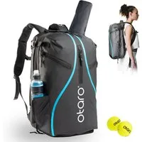 Otaro Tennisrucksack Tennisrucksack mit Schuhfach für 2 Schläger, Pro 42L