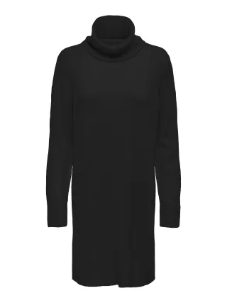 JDY - JDYELANORA L/S COWLNECK DRESS KNT NOOS black - Gr. - XS