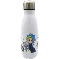 Beyblade Trinkflasche Edelstahl 550 ml Weiß Flasche Schule Sport Reise