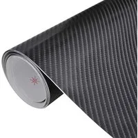 vidaXL Aufkleber Autofolie 4D Schwarz 100x150 cm, (1tlg)