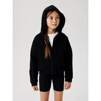 Name It Kapuzensweatjacke NKFMILLE SHORT NREG SWE CARD WH UNB NOOS