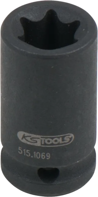 KS Tools 1/4" Torx-E-Kraft-Stecknuss, kurz - 515.1069