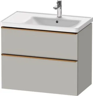 Duravit D-Neo Waschtischunterbau wandhängend Betongrau Matt 784x452x625 mm - DE4358004070000 DE4358004070000