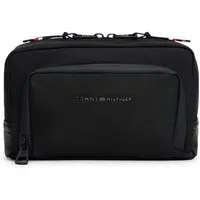 Tommy Hilfiger Kulturbeutel TH TRAVEL WASHBAG, Unisex Kosmetiktasche, Minibag, Kamarabag mit Logoschriftzug