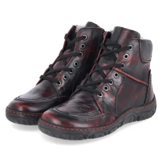 Krisbut Winterboots  Rot - Gr. 37 -  Leder und Textil