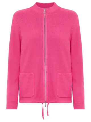 Olsen - Cardigan Long Sleeves electric fuchsia - Gr. - 48