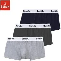 Bench. Boxer Boxershorts für Jungen (Packung, 3-St) mit weißem Bund mit Bench Schriftzug