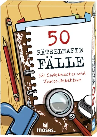 moses 30241 - 50 rätselhafte Fälle für Codeknacker und Junior-Detektive