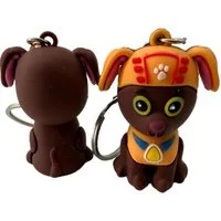 soma Schlüsselanhänger Schlüsselanhänger Kinder Mini Paw Patrol Zuma orange, Schlüsselanhänger Haustierschlüsselanhänger Geschenk Hund Frau Herren