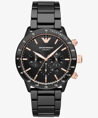 Emporio Armani Mario Herrenuhr schwarz AR70002