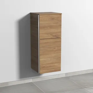 Sanipa 3way Mittelschrank mit 1 Tür und 1 Auszug, Eiche-Kansas, BR12759 BR12759