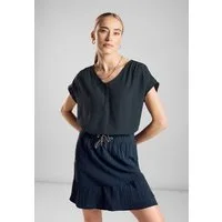 STREET ONE Shirttop mit softe Crinkle Viskose Front