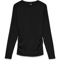 Vero Moda Langarmshirt VMAVA SARAH LS TOP JRS NOOS Materialmix, regular fit