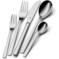 WMF Besteck-Set Palermo Besteck-Set, 60-teilig, Cromargan® (60-tlg), 12 Personen, Cromargan® Edelstahl rostfrei 18/10, Monobloc-Messer mit dauerhaft guter Schneidleistung