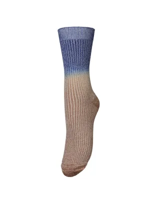 beck söndergaard - Socken - Gradiant Glitter braun/blau - Gr. - 37/39