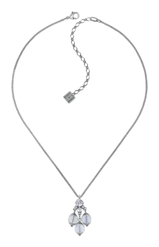 konplott - Kette - Crystal Snake weiß/silver