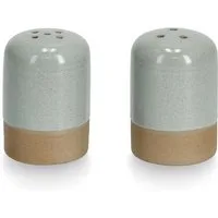Zeller Present Pfefferstreuer Salz-/-Set, 2-tlg., Steingut