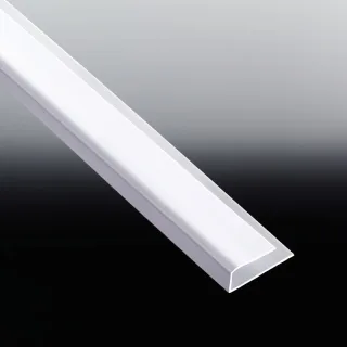 U Profil Abschlussprofil für 10mm PVC Paneel Länge 3,00 m
