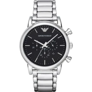 Emporio Armani AR1894 Silber Chronograph Herrenuhr