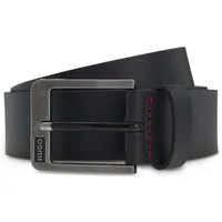 HUGO Ledergürtel Grover_Sz35 Belt aus echtem Büffelleder