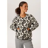 Aniston CASUAL Steppjacke mit extravagantem, grafischen Muster