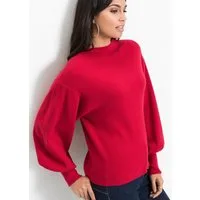 bonprix Strickpullover toller Viskose-Mix, mit modischen Ballonärmeln mit breiten Bündchen