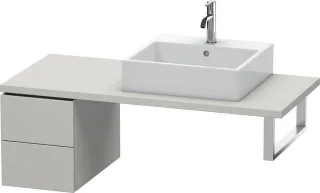 Duravit L-Cube Unterschrank für Konsole Betongrau Matt 320x547x400 mm - LC583500707 LC583500707