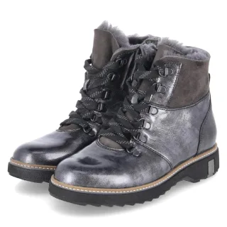 Waldläufer Winterstiefeletten HITOMI  Grau - Gr. 42 -  Wolle