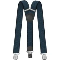 Fabio Farini Hosenträger 4cm Breites Y-Design verstellbar mit extra starken Clipverschluss, Blau