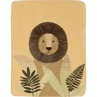 Babydecke Babydecke Little King, Biederlack, 75 x 100, mit Zierstich