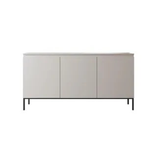 Selsey Sideboard, Beige, Metall, 150x71.5x35 cm, Wohnzimmer, Kommoden & Sideboards, Sideboards