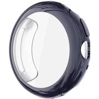Wigento Smartwatch-Hülle Für Google Pixel Watch 4 41mm Electroplated TPU Schutz Hülle Grau, Full TPU Schutzhülle, nahtlose Passform