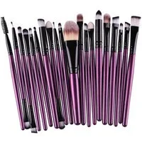 KINSI Kosmetikpinsel-Set 20 Stück Make-up Pinsel Set, Lidschatten Pinsel, Beauty Pinsel Set, 20 tlg., Foundation Eyeliner Rouge Lippenkosmetik Bürsten für Puder