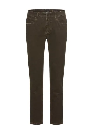 camel active - 5-Pkt Regular Fit Hose aus Baumwollmix dark brown - Gr. - 34