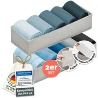 Blumtal Faltbox HEMNES, MALM, PAX Organizer Ordnungssystem Kleiderschrank (2 St), Faltboxen für BHs, T-Shirts - Boxen für Schrank