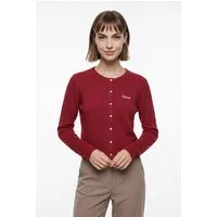 Vero Moda Strickjacke VMGOLD CABLE LS O-NECK CARDIGAN Viskosemischung, regular fit