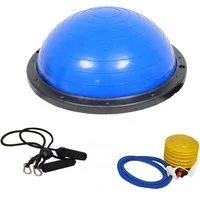 TRUTZHOLM Balanceboard Balancetrainer Yoga Gymnastik Balance Trainingsball Fitnessball ø 60cm, blau