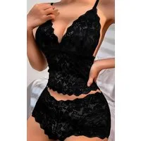 Conray Spitzentop Conray Dessous-Set, Spitzen Top & Slip / 2302