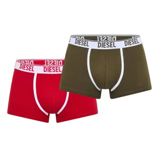 Diesel - Slips für Herren (2er-Pack) (Grün/Rot)