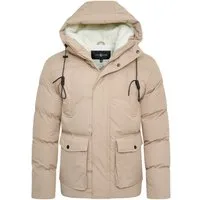 SOULSTAR Winterjacke S2SINTRA Herren warme Steppjacke mit Kapuze Pufferjacke Outdoor-Jacke