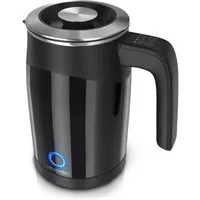 Arendo Wasserkocher Edelstahl Mini Teekocher, Temperatureinstellung & Überhitzungsschutz, 0,5 l, 1100 W, Single Wasserkocher / Reisewasserkocher, energiesparend