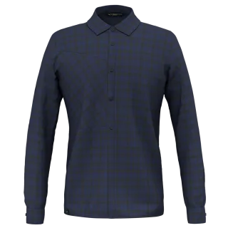 SALEWA - Fanes Flannel 5 Polarlite Hemd Herren - Blau (Gr.50)